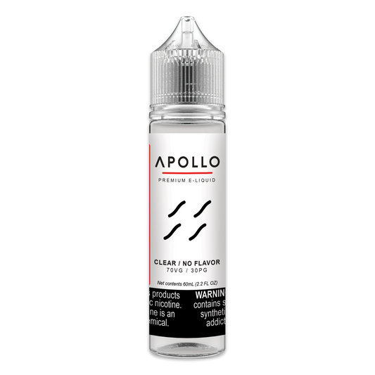 Apollo Clear (No Flavor) Max VG 60mL E-Liquid