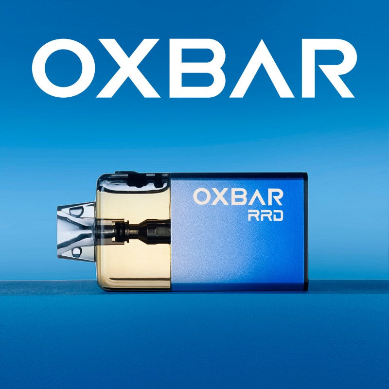 OXBAR RRD POD - (Buy any 3 bottles of e-liquid and get an Oxbar) Empty, Refillable, Rechargeable, Disposable Vape (Buy 3 bottles of Salt Nic and Get a Free OxBar)
