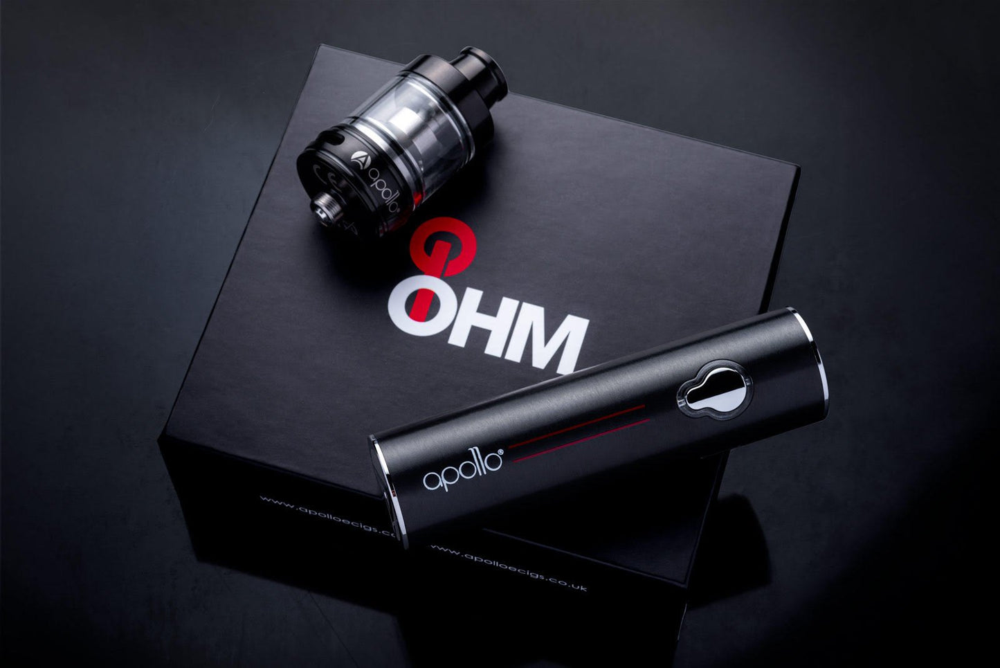 OHM GO Vaping Kit 50W battery + top filling tank by Apollo (VERSION 2)