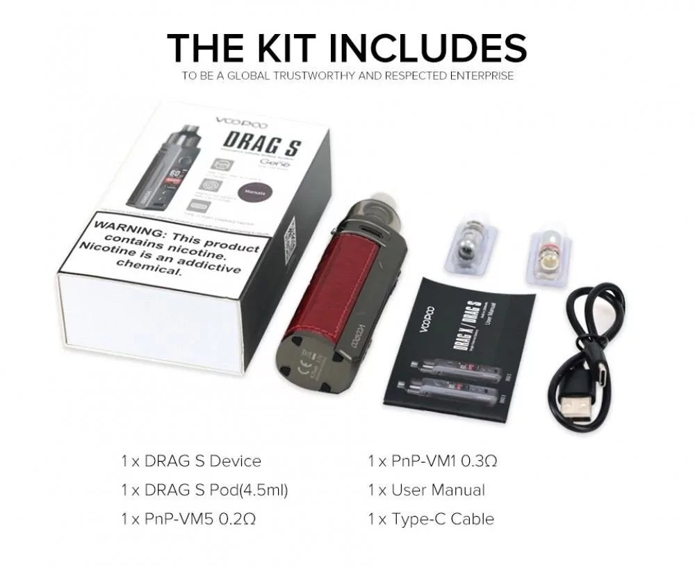 VOOPOO DRAG S 60W Pod Kit 2500mAh