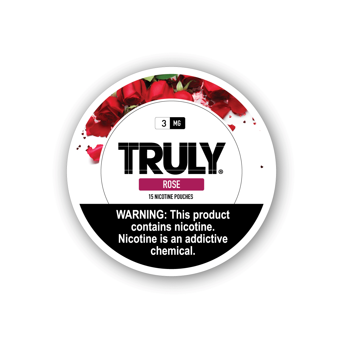 TRULY ROSE NICOTINE POUCHES (15 COUNT)