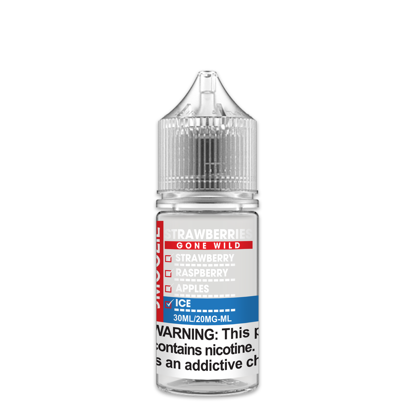 Smoozie Salt Nicotine Strawberries Gone Wild ICE 30mL E-Liquid