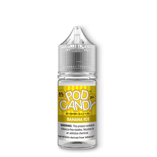 Pod Candy Salt Nicotine Banana Ice 30mL E-Liquid