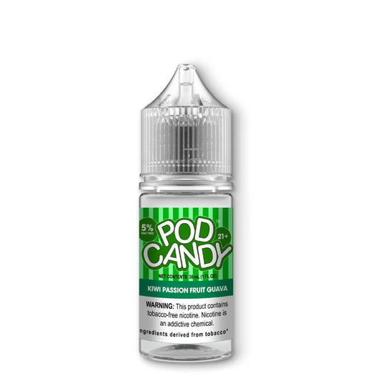 Pod Candy Salt Nicotine Kiwi Passion Fruit Guava 30mL E-Liquid