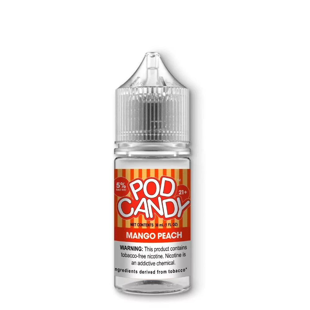 vape mods that starts with a v Pod Candy Salt Nicotine Mango Peach 30mL E-Liquid – Apolloecigs.com