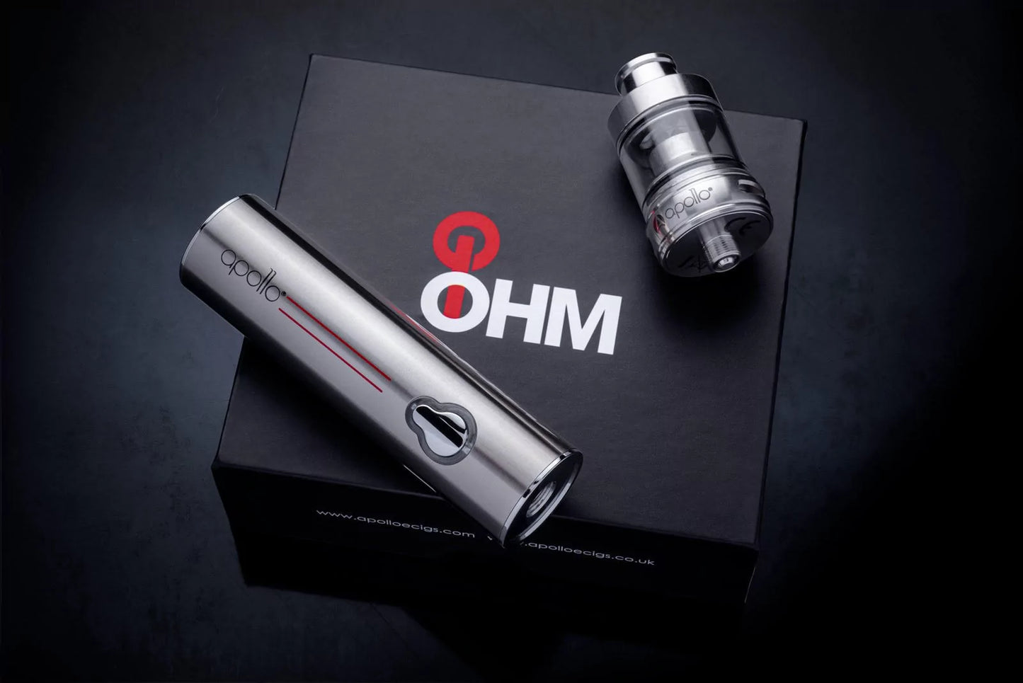 OHM GO Vaping Kit 50W battery + top filling tank by Apollo (VERSION 2)