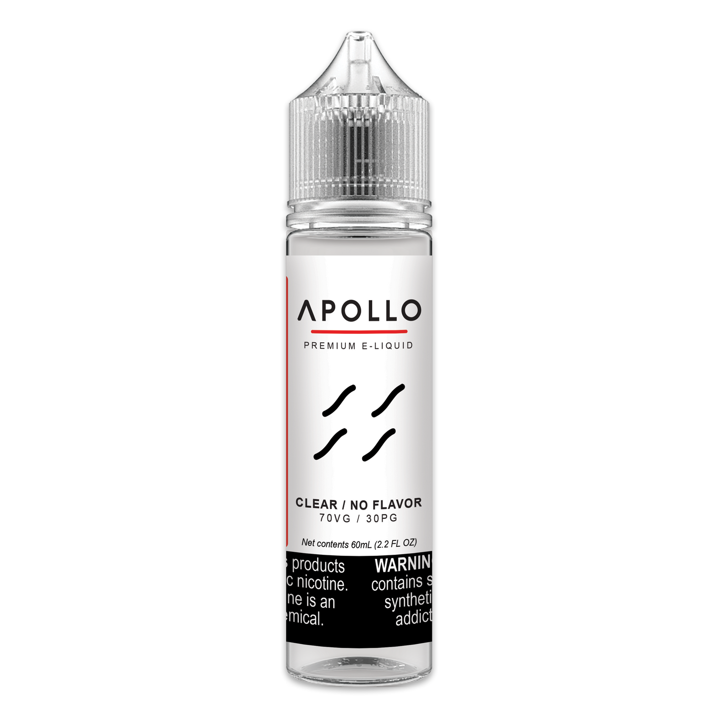Apollo Clear (No Flavor) Max VG 60mL E-Liquid Apolloecigs.com Apollo Clear (No Flavor) Max VG 60mL E-Liquid Apolloecigs.com