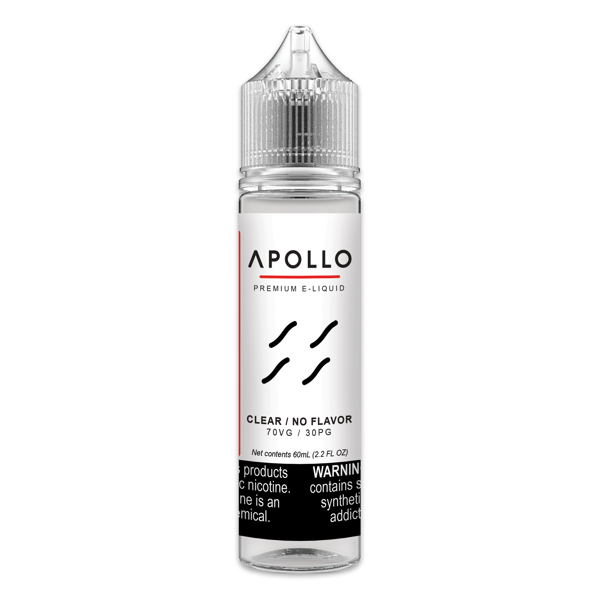 Apollo Clear (No Flavor) Max VG 60mL E-Liquid Apolloecigs.com Apollo Clear (No Flavor) Max VG 60mL E-Liquid Apolloecigs.com