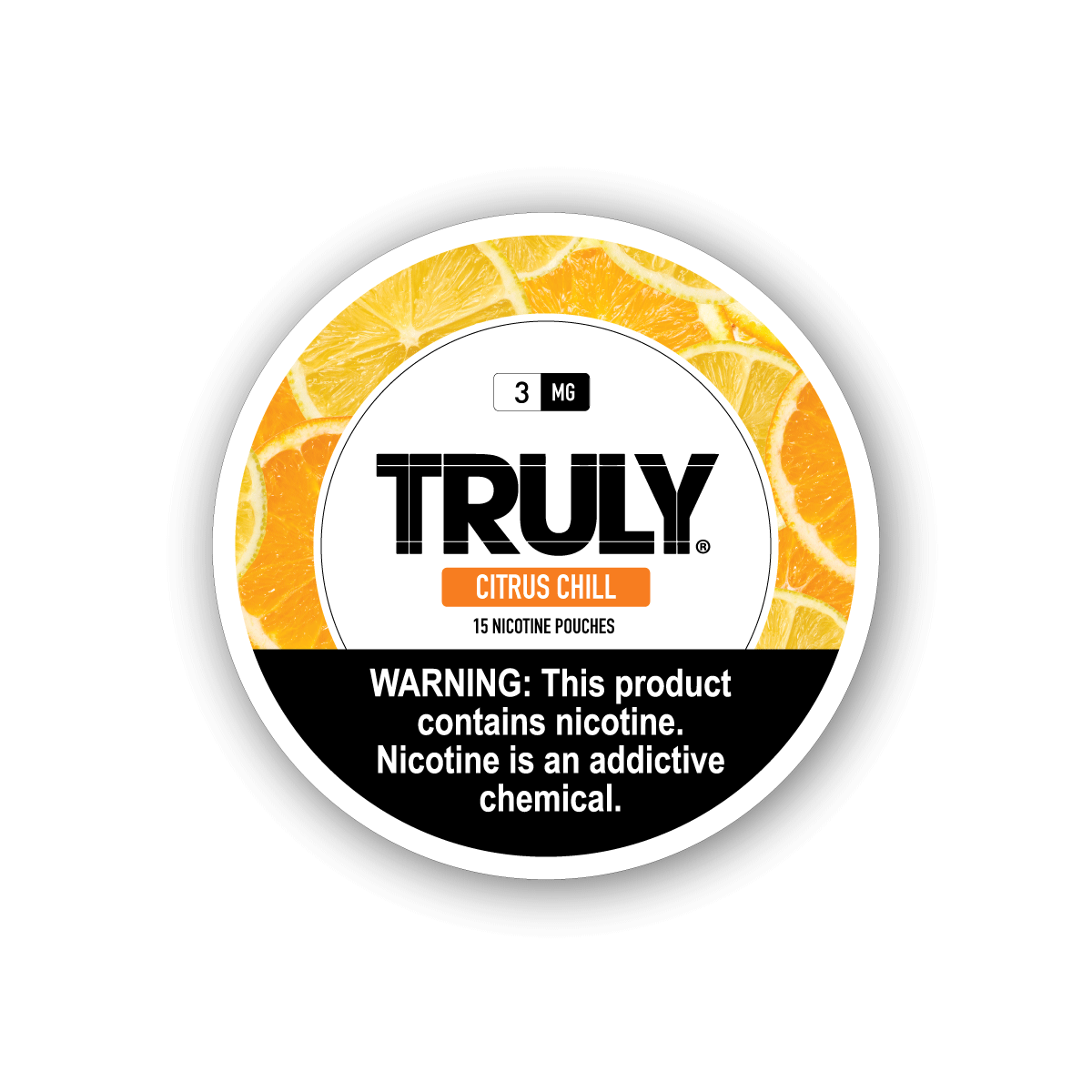 TRULY CITRUS CHILL NICOTINE POUCHES (15 COUNT)